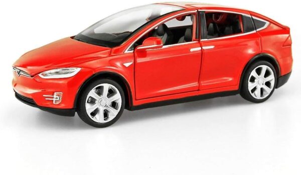 Diecast model cars tesla toy cars mode toy car with sound & light