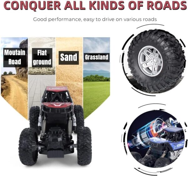 Car Toys Remote Control, Off-road Climbing Car High-speed Drift Racing Toy with Rechargeable Battery,Boys Girls Kids...