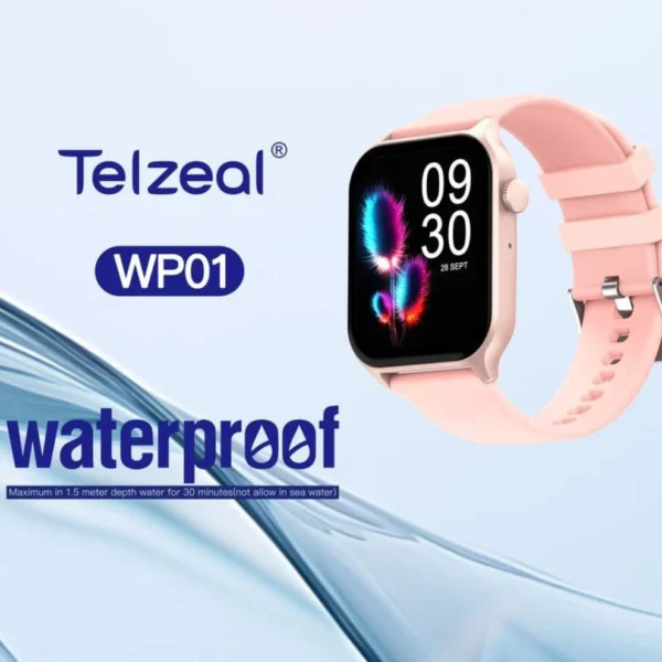 TEZEAL WP01 SMART WATCHES WITH WATERPROOF _ BLACK