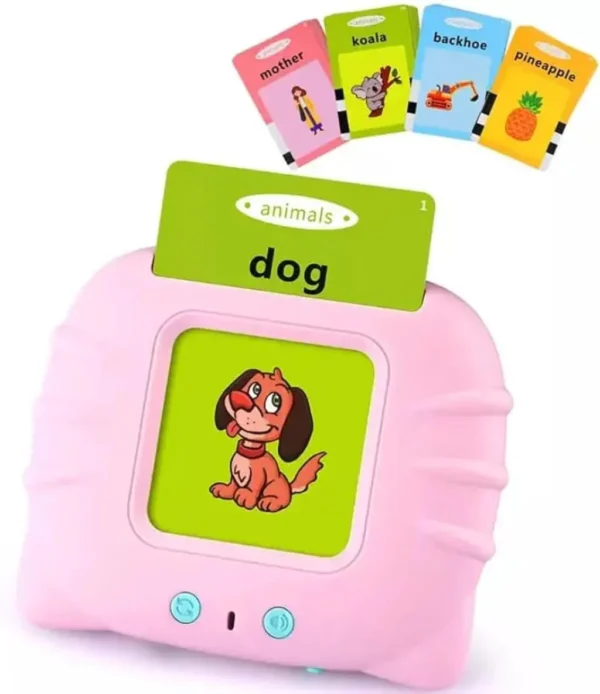 Card Gallery Preschool Learning Toys Early Educational Intelligent Electric Kids Language Card Reader Words Reading Learning Words Study Toys Game for Kids..
